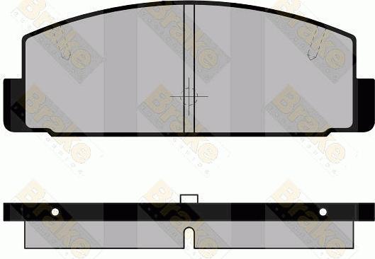 Brake Engineering PA1428 - Kit pastiglie freno, Freno a disco autozon.pro