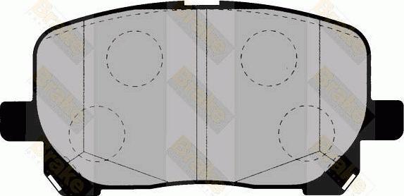 Brake Engineering PA1422 - Kit pastiglie freno, Freno a disco autozon.pro