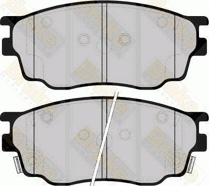 Brake Engineering PA1427 - Kit pastiglie freno, Freno a disco autozon.pro