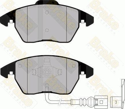 Brake Engineering PA1558 - Kit pastiglie freno, Freno a disco autozon.pro