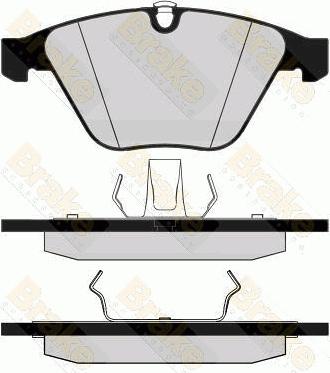 Brake Engineering PA1505 - Kit pastiglie freno, Freno a disco autozon.pro