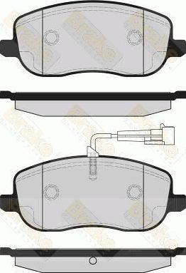 Brake Engineering PA1690 - Kit pastiglie freno, Freno a disco autozon.pro