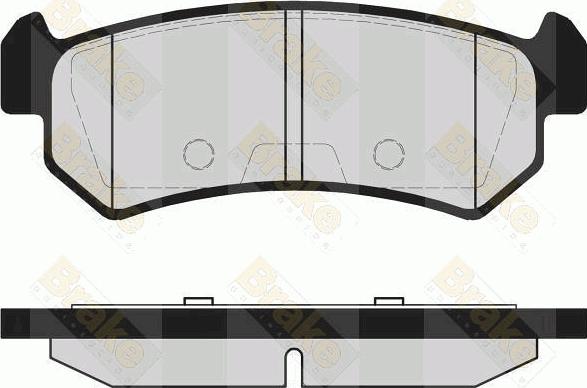 Brake Engineering PA1602 - Kit pastiglie freno, Freno a disco autozon.pro