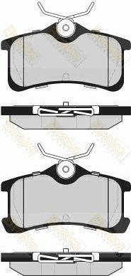 Brake Engineering PA1615 - Kit pastiglie freno, Freno a disco autozon.pro