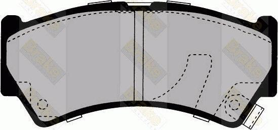 Brake Engineering PA1610 - Kit pastiglie freno, Freno a disco autozon.pro