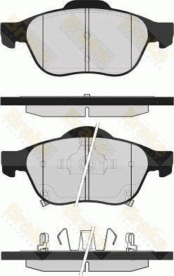 Brake Engineering PA1612 - Kit pastiglie freno, Freno a disco autozon.pro