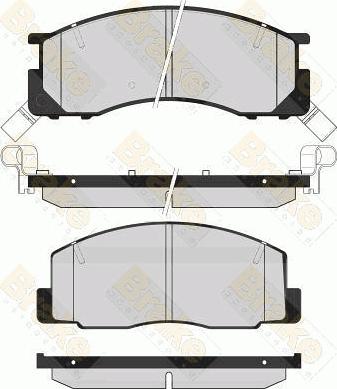 Brake Engineering PA1617 - Kit pastiglie freno, Freno a disco autozon.pro