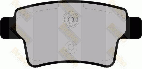 Brake Engineering PA1688 - Kit pastiglie freno, Freno a disco autozon.pro