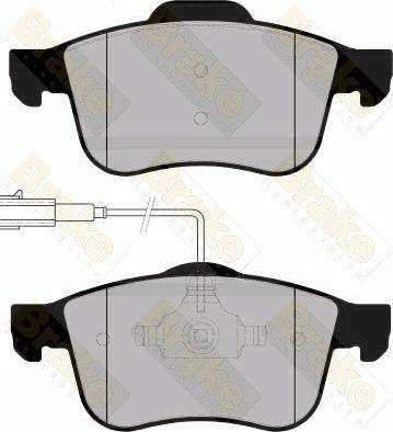 ATE 607211 - Kit pastiglie freno, Freno a disco autozon.pro