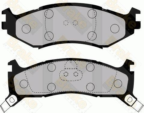 Brake Engineering PA1625 - Kit pastiglie freno, Freno a disco autozon.pro