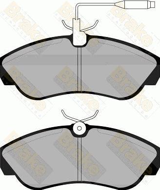 Brake Engineering PA1043 - Kit pastiglie freno, Freno a disco autozon.pro