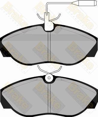 Brake Engineering PA1042 - Kit pastiglie freno, Freno a disco autozon.pro