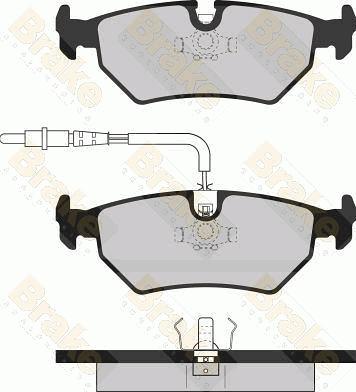 Brake Engineering PA1064 - Kit pastiglie freno, Freno a disco autozon.pro