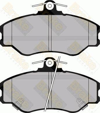 Brake Engineering PA1074 - Kit pastiglie freno, Freno a disco autozon.pro