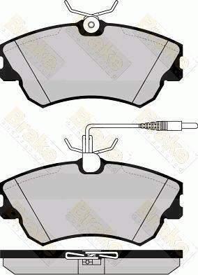 Brake Engineering PA1149 - Kit pastiglie freno, Freno a disco autozon.pro