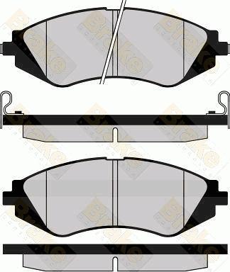 Brake Engineering PA1146 - Kit pastiglie freno, Freno a disco autozon.pro