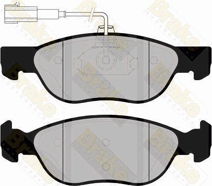 Brake Engineering PA1156 - Kit pastiglie freno, Freno a disco autozon.pro