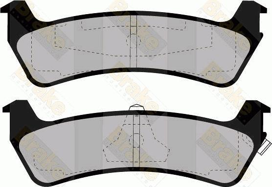 Brake Engineering PA1151 - Kit pastiglie freno, Freno a disco autozon.pro