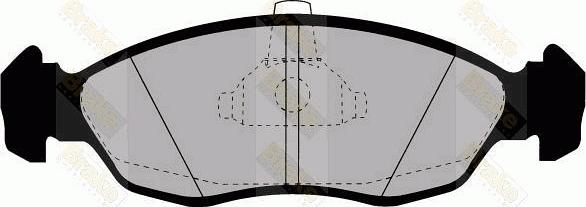 Brake Engineering PA1166 - Kit pastiglie freno, Freno a disco autozon.pro