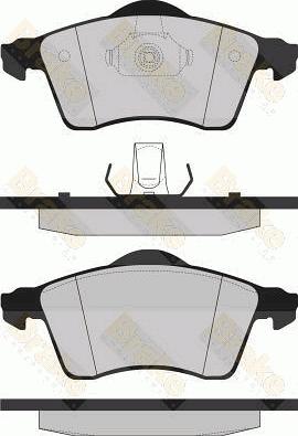 Brake Engineering PA1163 - Kit pastiglie freno, Freno a disco autozon.pro