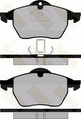 Brake Engineering PA1116 - Kit pastiglie freno, Freno a disco autozon.pro