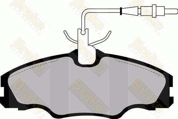 Brake Engineering PA1112 - Kit pastiglie freno, Freno a disco autozon.pro