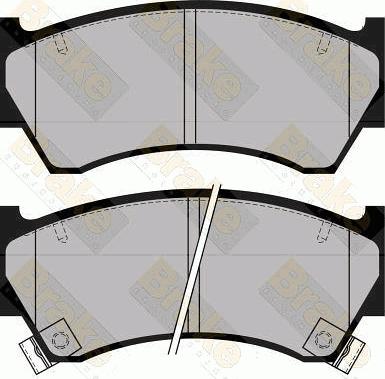 Brake Engineering PA1130 - Kit pastiglie freno, Freno a disco autozon.pro