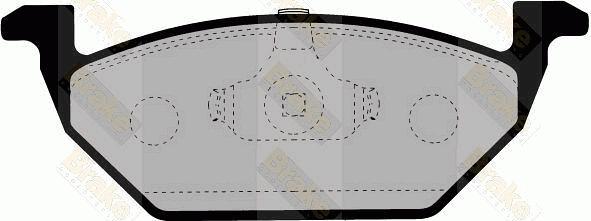 Brake Engineering PA1133 - Kit pastiglie freno, Freno a disco autozon.pro