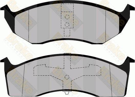 Brake Engineering PA1137 - Kit pastiglie freno, Freno a disco autozon.pro