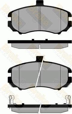 Brake Engineering PA1849 - Kit pastiglie freno, Freno a disco autozon.pro