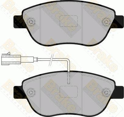 Brake Engineering PA1860 - Kit pastiglie freno, Freno a disco autozon.pro