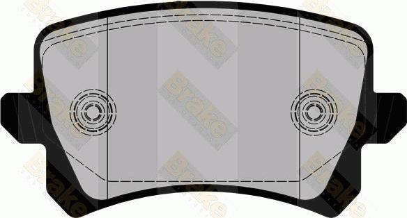 Brake Engineering PA1862 - Kit pastiglie freno, Freno a disco autozon.pro