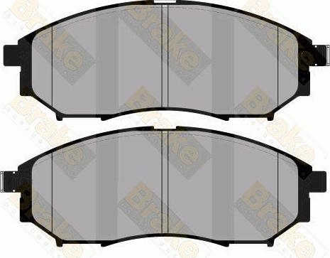 Brake Engineering PA1804 - Kit pastiglie freno, Freno a disco autozon.pro