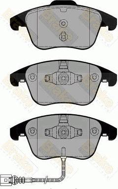 Brake Engineering PA1801 - Kit pastiglie freno, Freno a disco autozon.pro