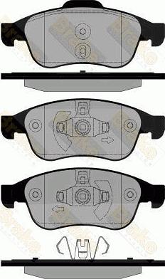 Brake Engineering PA1834 - Kit pastiglie freno, Freno a disco autozon.pro