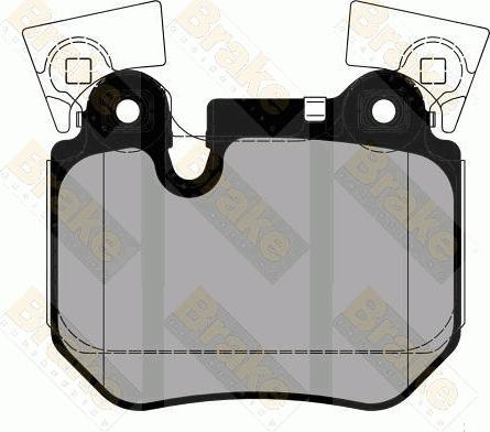 Brake Engineering PA1831 - Kit pastiglie freno, Freno a disco autozon.pro