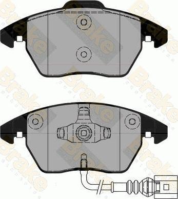 Brake Engineering PA1832 - Kit pastiglie freno, Freno a disco autozon.pro