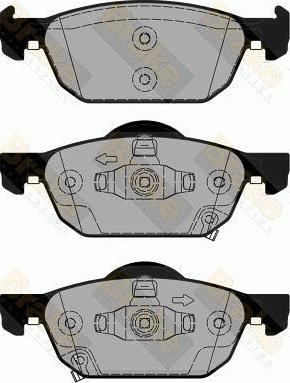 Brake Engineering PA1825 - Kit pastiglie freno, Freno a disco autozon.pro