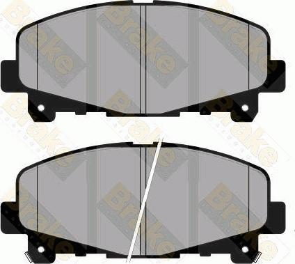 Brake Engineering PA1826 - Kit pastiglie freno, Freno a disco autozon.pro