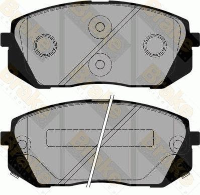 Brake Engineering PA1873 - Kit pastiglie freno, Freno a disco autozon.pro