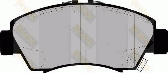 Brake Engineering PA1345 - Kit pastiglie freno, Freno a disco autozon.pro