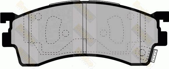 Brake Engineering PA1365 - Kit pastiglie freno, Freno a disco autozon.pro