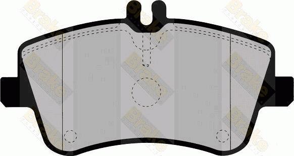 Brake Engineering PA1367 - Kit pastiglie freno, Freno a disco autozon.pro