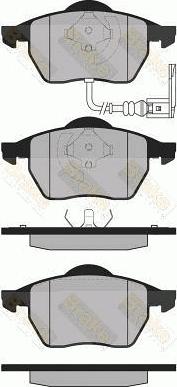 Brake Engineering PA1305 - Kit pastiglie freno, Freno a disco autozon.pro