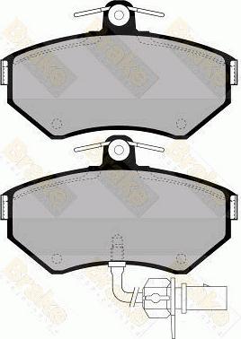 Brake Engineering PA1300 - Kit pastiglie freno, Freno a disco autozon.pro