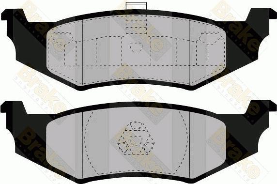 Brake Engineering PA1331 - Kit pastiglie freno, Freno a disco autozon.pro