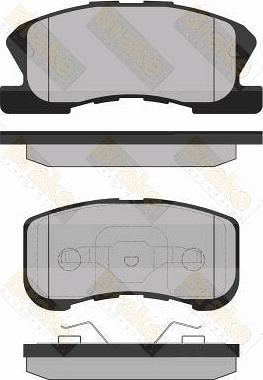 Brake Engineering PA1337 - Kit pastiglie freno, Freno a disco autozon.pro