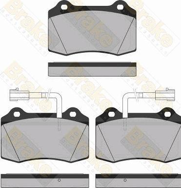 Brake Engineering PA1328 - Kit pastiglie freno, Freno a disco autozon.pro