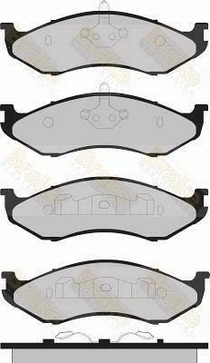 Brake Engineering PA1322 - Kit pastiglie freno, Freno a disco autozon.pro