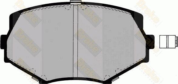 Brake Engineering PA1327 - Kit pastiglie freno, Freno a disco autozon.pro